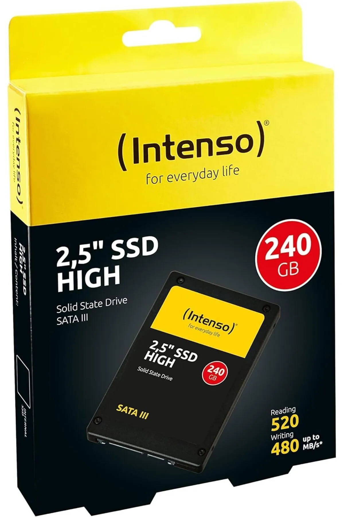 Intenso INT3813440 2,5inç 240GB 520/500MB/s Okuma/Yazma SATA 3 SSD