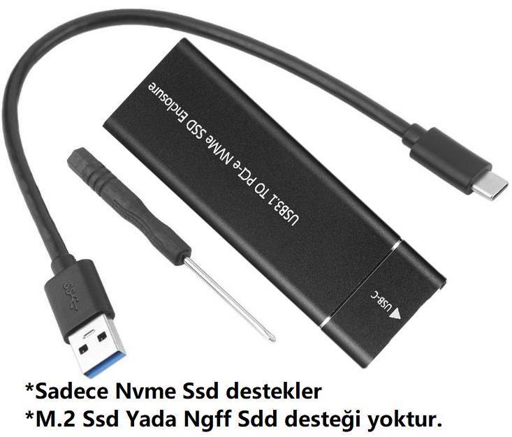 Usb 3.1 Type C To Pci-e Express Nvme Ssd Hard Disk Kutusu