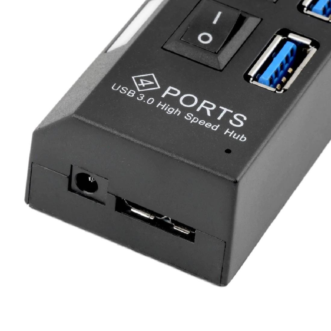 4 Port USB 3.0 2.0 Hub Çoğaltıcı Çoklayıcı Switch Splitter Çoklama Çoklu Cihaz Bağlama