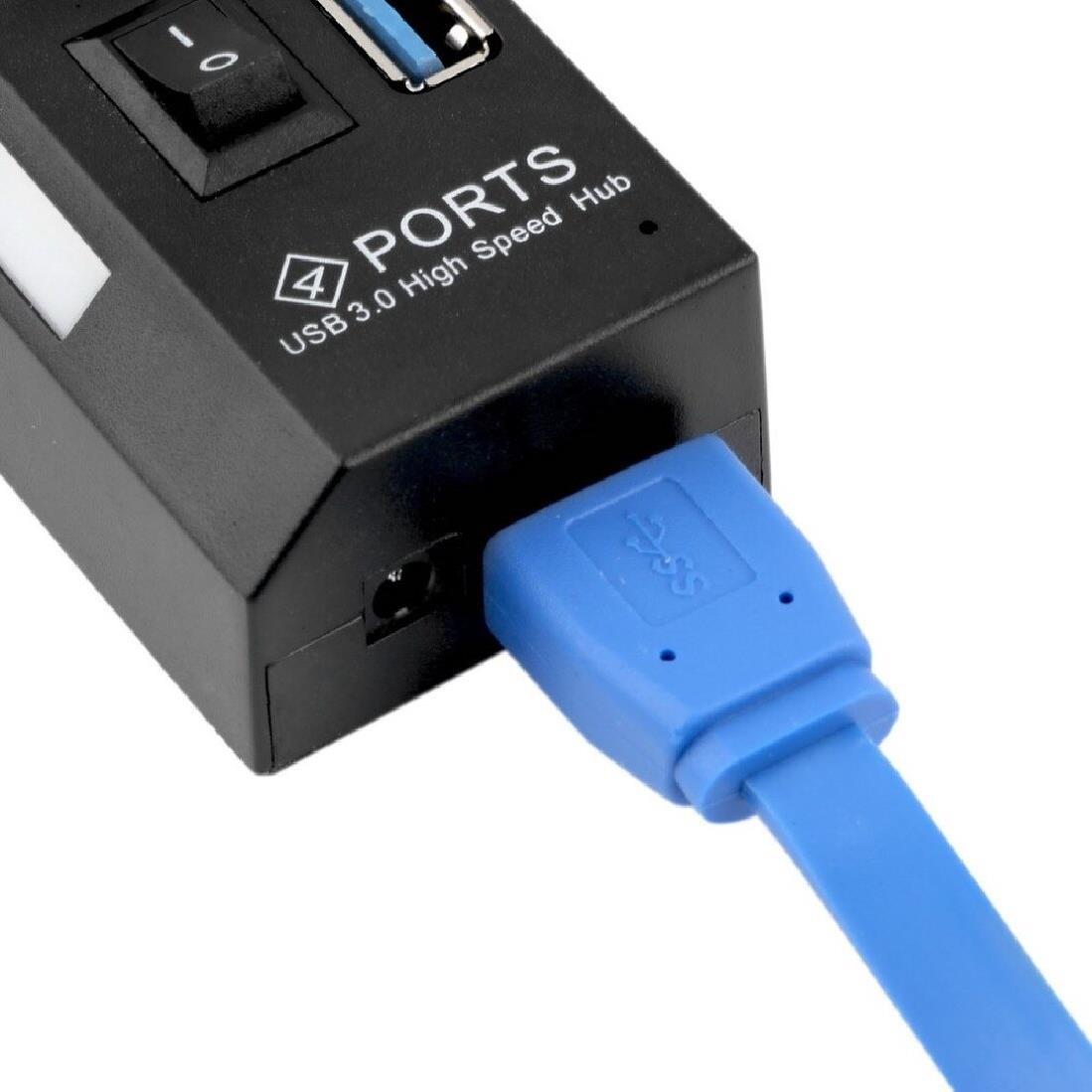 4 Port USB 3.0 2.0 Hub Çoğaltıcı Çoklayıcı Switch Splitter Çoklama Çoklu Cihaz Bağlama