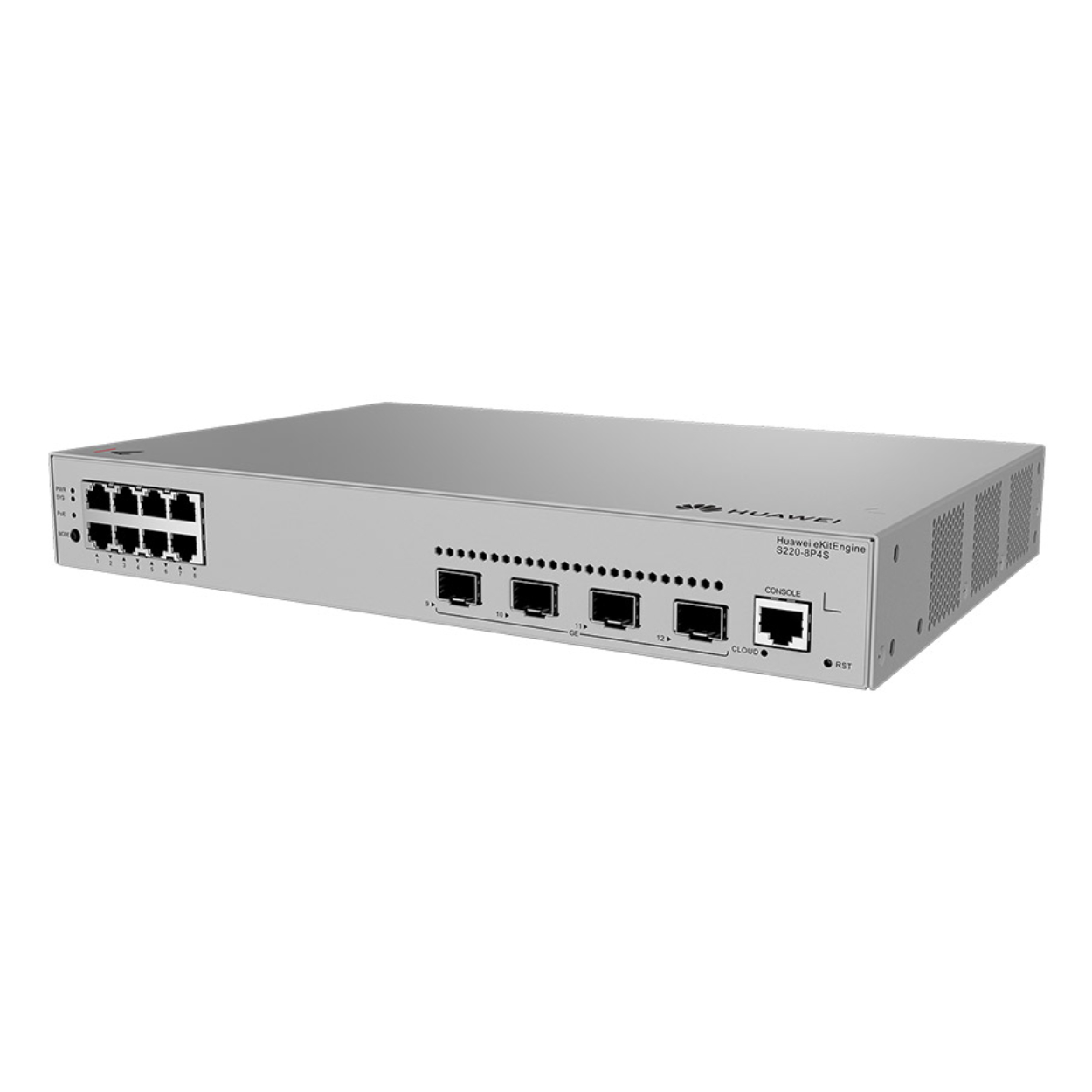 HUAWEI eKitEngine S220-8P4S 8GE PoE+ Port (125W), 4xSFP L2 Yönetilebilir Switch