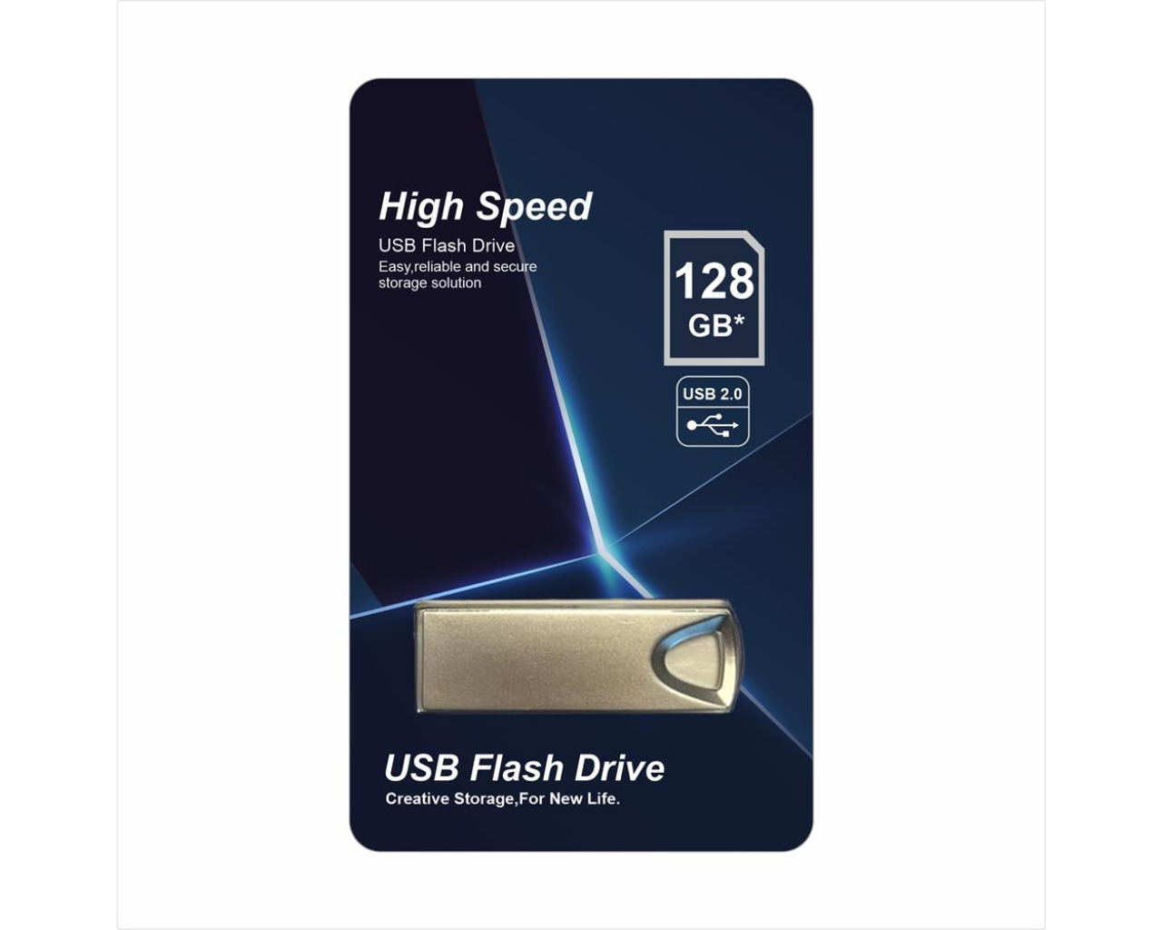 Elba 128GB Metal 2.0 USB Flash Bellek