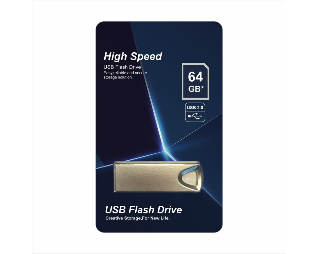 Elba 64GB Metal 2.0 USB Flash Bellek