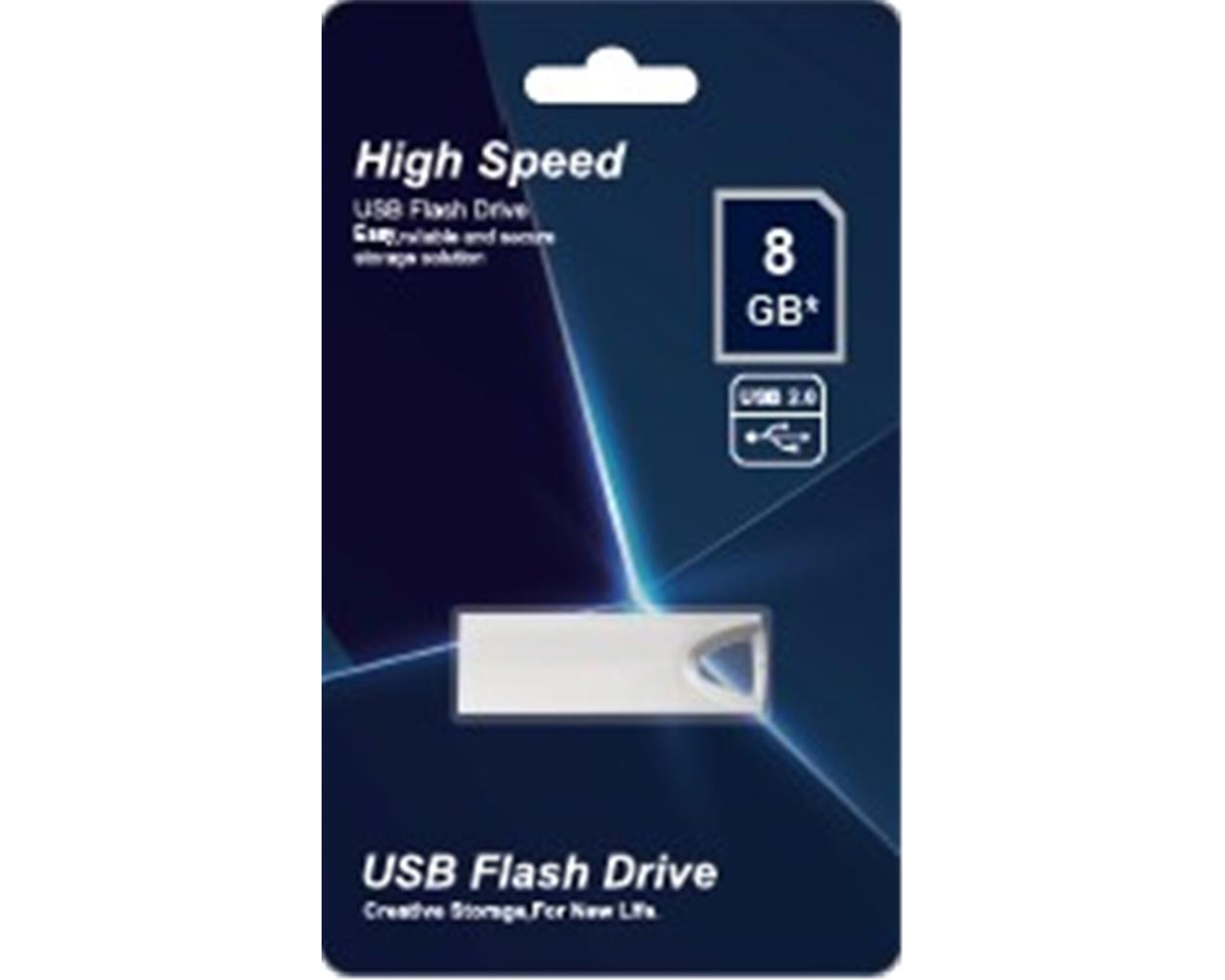 Elba 8GB Metal 2.0 USB Flash Bellek