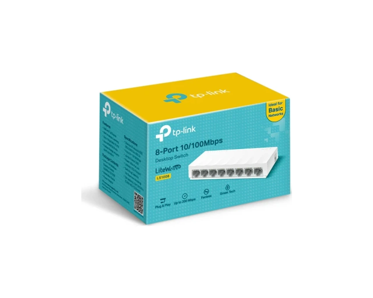 TP-LINK LS1008 8-Port 10/100Mbps Masaüstü Switch