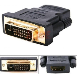 HDMI Dişi DVI (24+1) Erkek Çevirici Dönüştürücü Adaptör