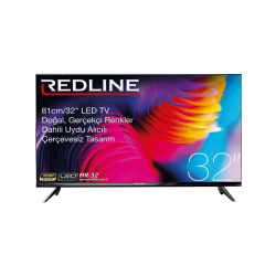 Redline MR-32 32inç 81 Ekran Dahili Uydu Alıcılı HD LED TV(Çerçevesiz)